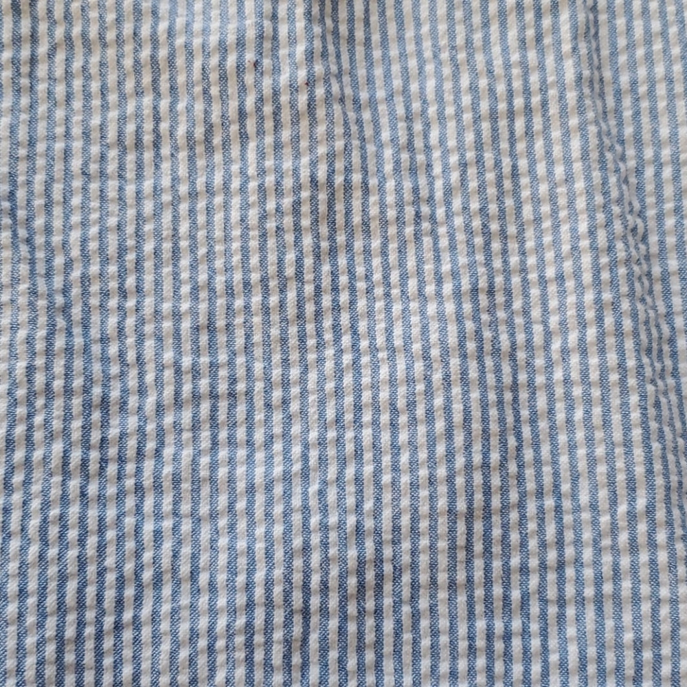 3/$10 Light Blue Striped Sun Dress - Picture 3 of 5